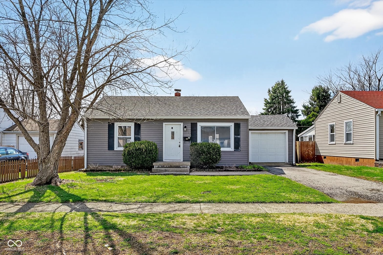 Front exterior at 421 Fletcher Lane, Beech Grove, IN