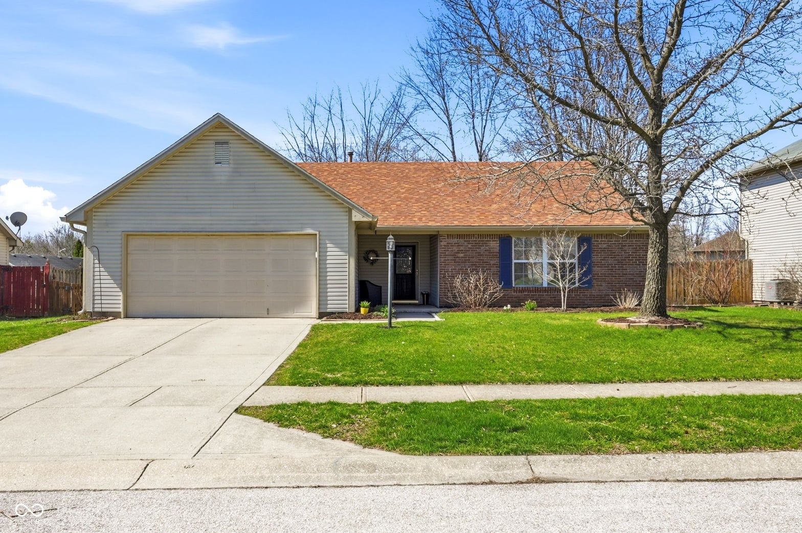 Front exterior at 1568 Winding Creek Trail, Brownsburg, IN