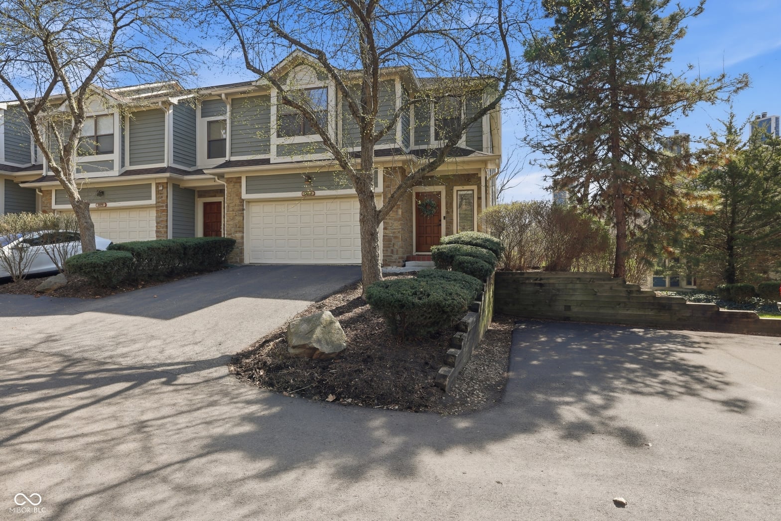 Front exterior at 8073 Lower Bay Lane, Indianapolis, IN
