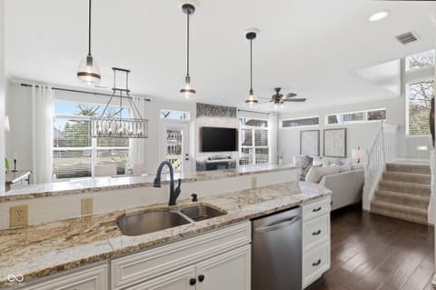 Kitchen at 8073 Lower Bay Lane, Indianapolis, IN