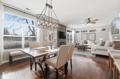 Dining room at 8073 Lower Bay Lane, Indianapolis, IN