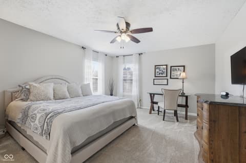 Bedroom at 8073 Lower Bay Lane, Indianapolis, IN