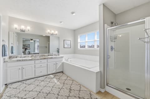 Bathroom at 8073 Lower Bay Lane, Indianapolis, IN
