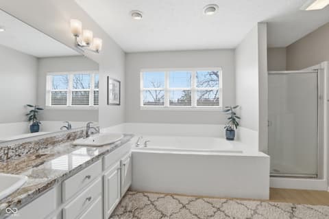 Bathroom at 8073 Lower Bay Lane, Indianapolis, IN