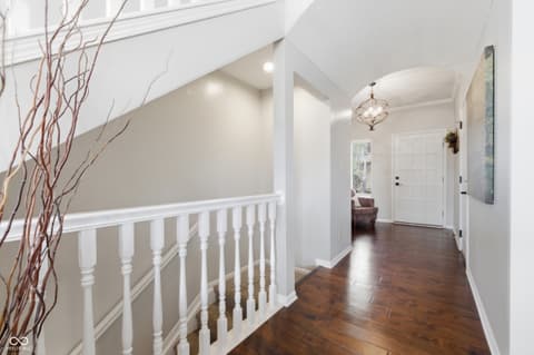 Hallway at 8073 Lower Bay Lane, Indianapolis, IN