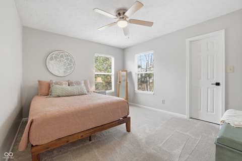 Bedroom at 8073 Lower Bay Lane, Indianapolis, IN
