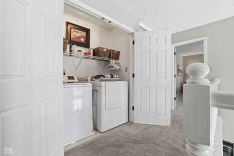 Laundry room at 8073 Lower Bay Lane, Indianapolis, IN