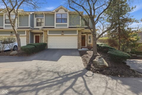 Front exterior at 8073 Lower Bay Lane, Indianapolis, IN