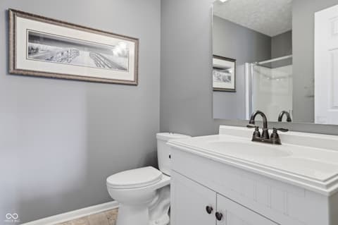 Bathroom at 8073 Lower Bay Lane, Indianapolis, IN