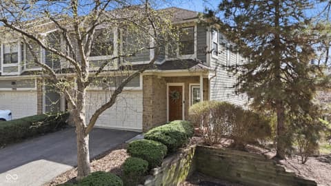 Front exterior at 8073 Lower Bay Lane, Indianapolis, IN