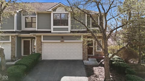 Front exterior at 8073 Lower Bay Lane, Indianapolis, IN