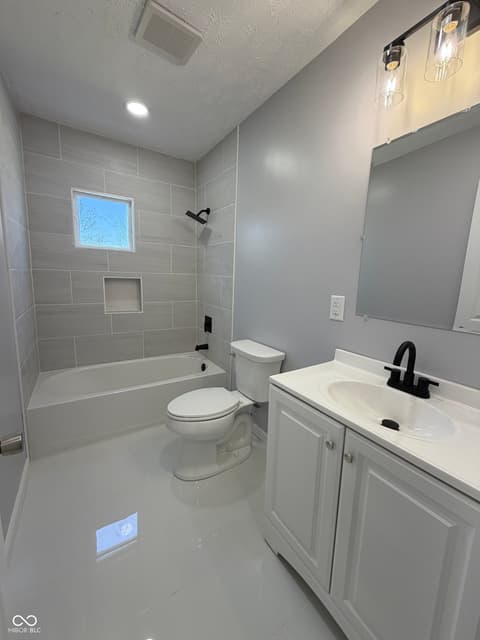 Bathroom at 614 Western Avenue, Batesville, IN