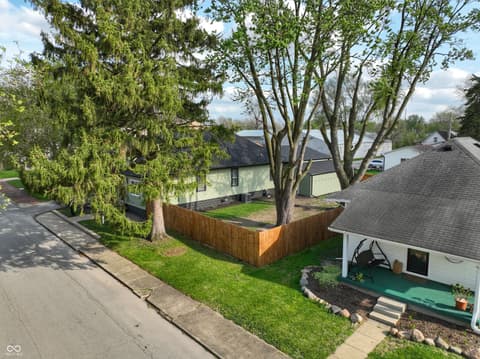 Aerial view at 523 W Pearl Street, Lebanon, IN
