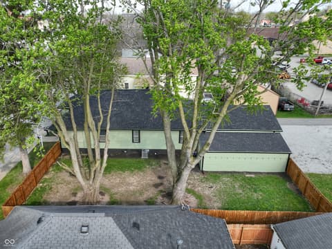 Aerial view at 523 W Pearl Street, Lebanon, IN