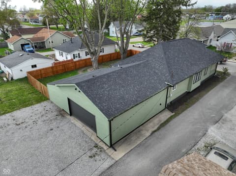 Aerial view at 523 W Pearl Street, Lebanon, IN