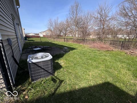 Yard at 1220 N Aberdeen Drive, Franklin, IN