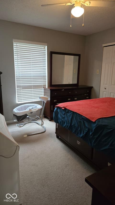 Bedroom at 1220 N Aberdeen Drive, Franklin, IN