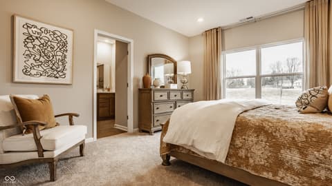 Primary bedroom at 1730 Fair Weather Drive, Pendleton, IN