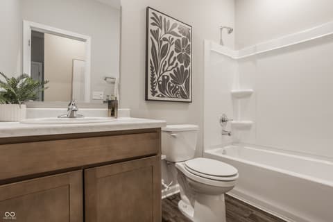 Bathroom at 1730 Fair Weather Drive, Pendleton, IN