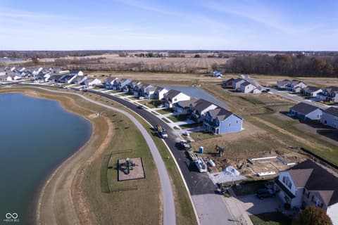 Aerial view at 1730 Fair Weather Drive, Pendleton, IN