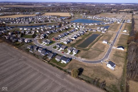 Aerial view at 1730 Fair Weather Drive, Pendleton, IN