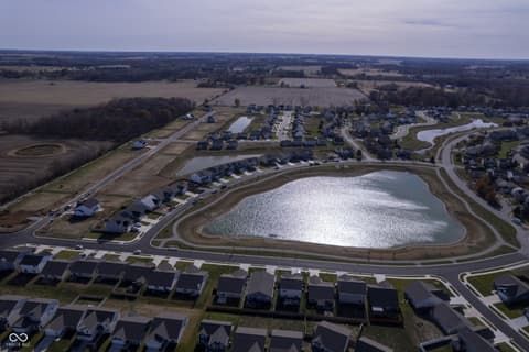 Aerial view at 1730 Fair Weather Drive, Pendleton, IN