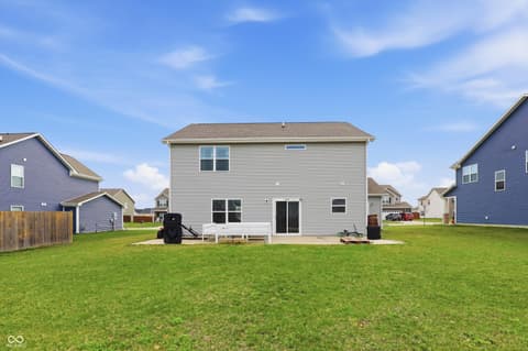 Backyard at 2268 Maple Stone Lane, Greenwood, IN