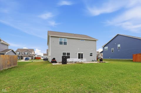 Backyard at 2268 Maple Stone Lane, Greenwood, IN