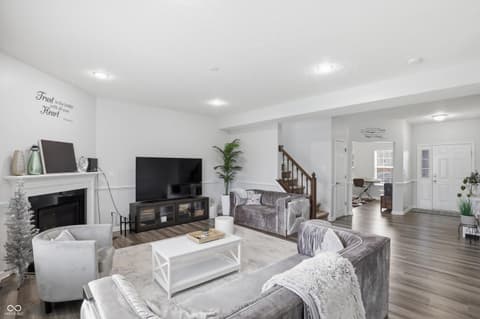 Living room at 2268 Maple Stone Lane, Greenwood, IN