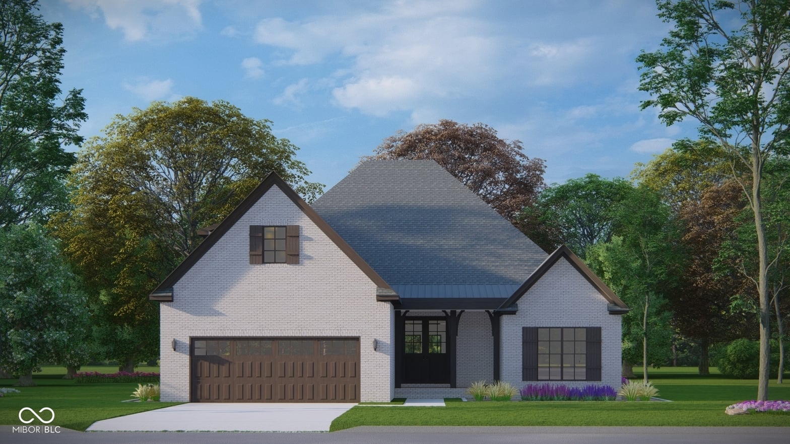 Front exterior at 2540 Chrystal Woods Drive, Kokomo, IN