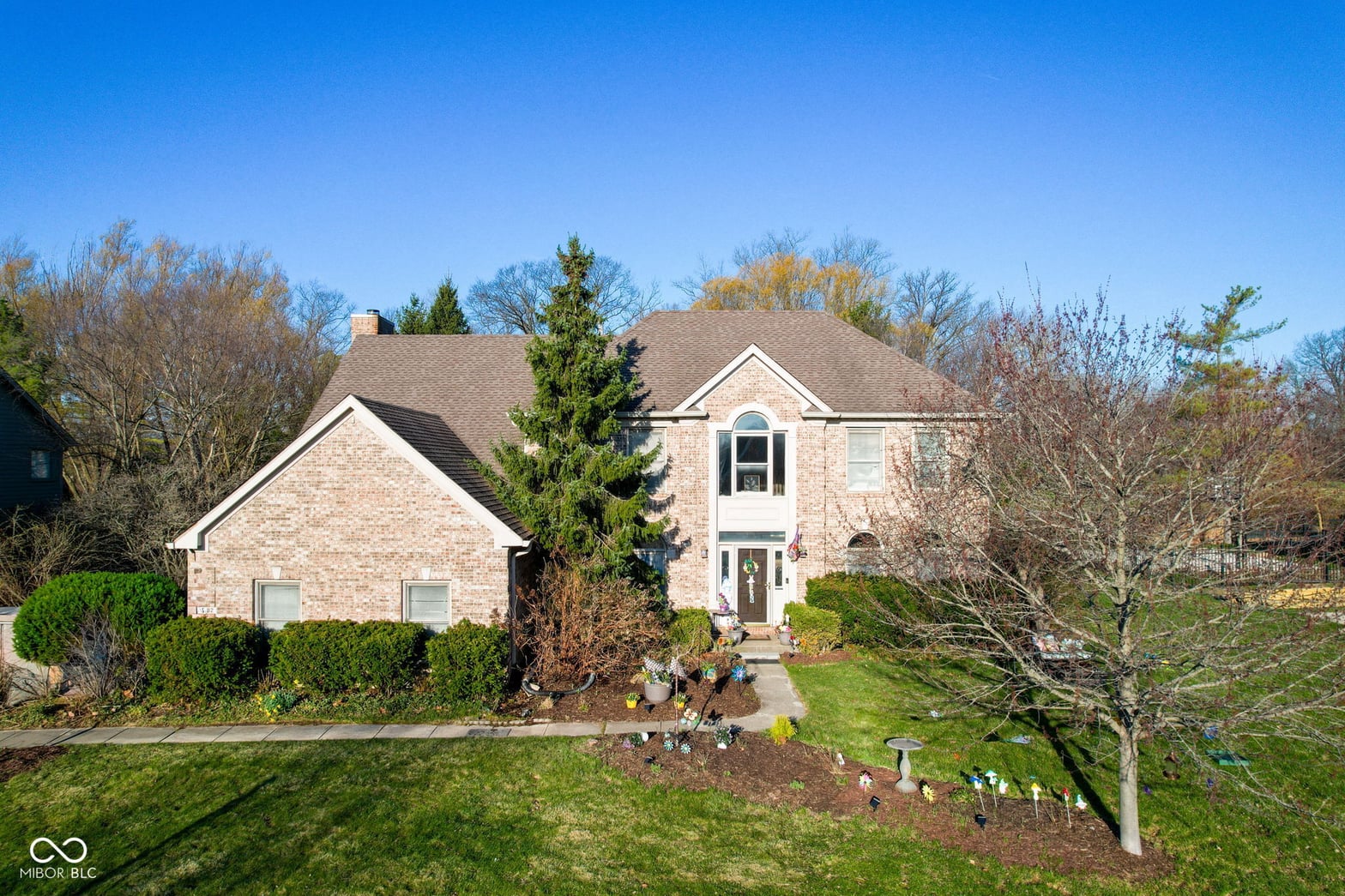 Front exterior at 11382 Royal Place, Carmel, IN