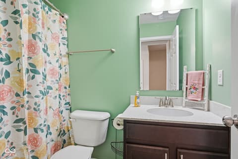Bathroom at 4355 Homestead Drive, Whitestown, IN