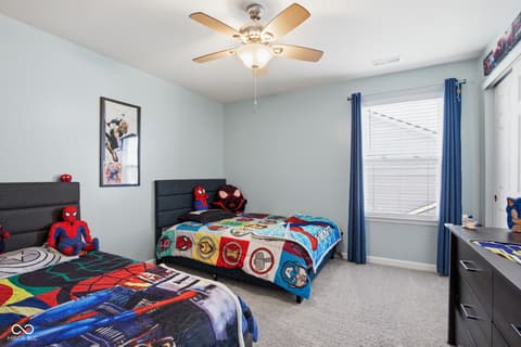 Bedroom at 4355 Homestead Drive, Whitestown, IN