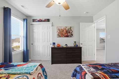 Bedroom at 4355 Homestead Drive, Whitestown, IN