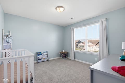 Bedroom at 4355 Homestead Drive, Whitestown, IN