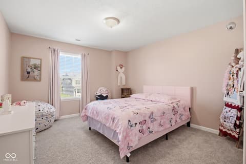 Bedroom at 4355 Homestead Drive, Whitestown, IN