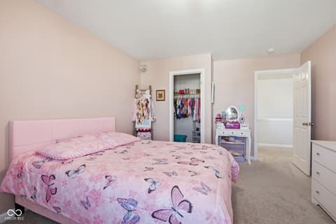 Bedroom at 4355 Homestead Drive, Whitestown, IN