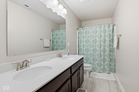 Bathroom at 4355 Homestead Drive, Whitestown, IN