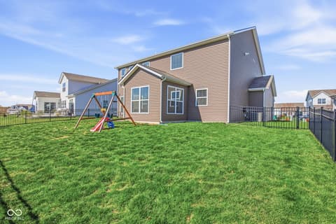 Backyard at 4355 Homestead Drive, Whitestown, IN