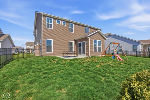 Backyard at 4355 Homestead Drive, Whitestown, IN