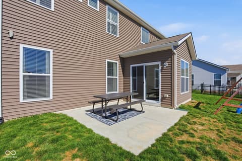 Backyard at 4355 Homestead Drive, Whitestown, IN