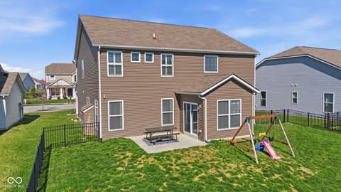 Backyard at 4355 Homestead Drive, Whitestown, IN