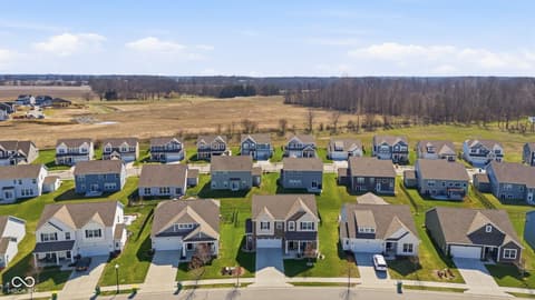 Aerial view at 4355 Homestead Drive, Whitestown, IN