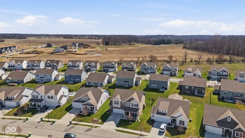 Aerial view at 4355 Homestead Drive, Whitestown, IN