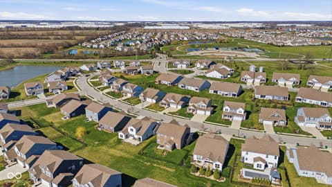 Aerial view at 4355 Homestead Drive, Whitestown, IN