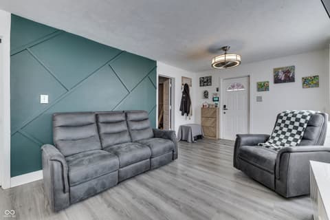 Living room at 1232 S Biltmore Avenue, Indianapolis, IN
