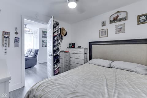 Primary bedroom at 1232 S Biltmore Avenue, Indianapolis, IN