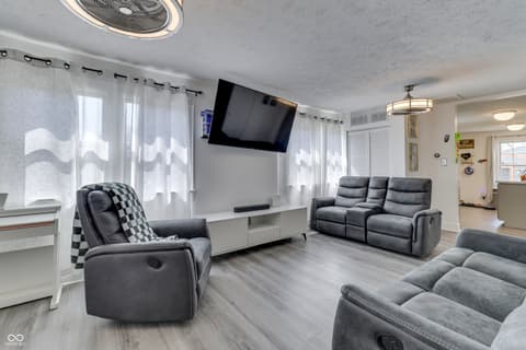 Living room at 1232 S Biltmore Avenue, Indianapolis, IN