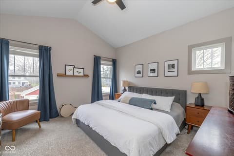 Primary bedroom at 1123 N Keystone Avenue, Indianapolis, IN