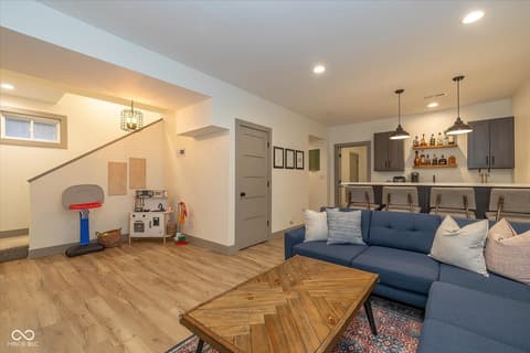 Family room at 1123 N Keystone Avenue, Indianapolis, IN